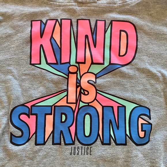 Kind Is Strong Graphic Justice Hoodie - Picture 2 of 3